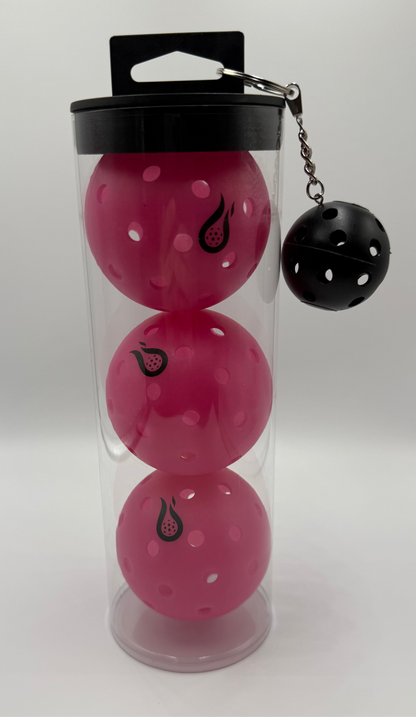 Pickle Burns Indoor Pickleballs (3-Pack)